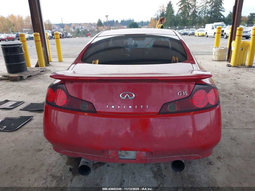 2005 Infiniti G35 VIN: JNKCV54E45M404452 Lot: 43692349
