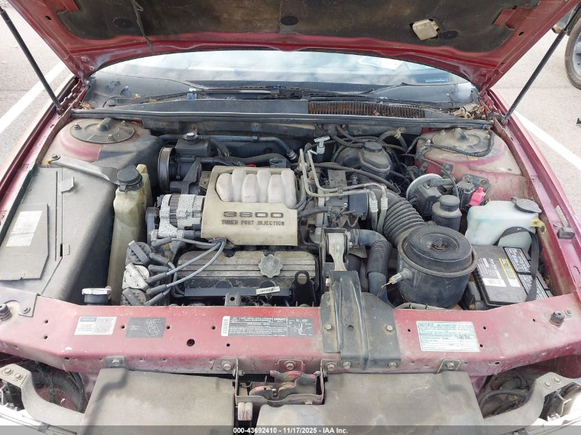 1991 Buick Regal Custom VIN: 2G4WB54L8M1910135 Lot: 43692410