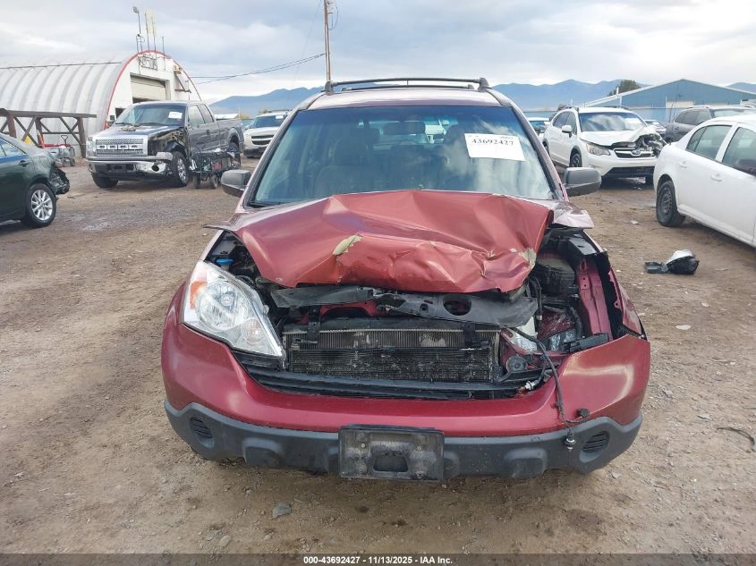 2008 Honda Cr-V Lx VIN: JHLRE48378C050762 Lot: 43692427