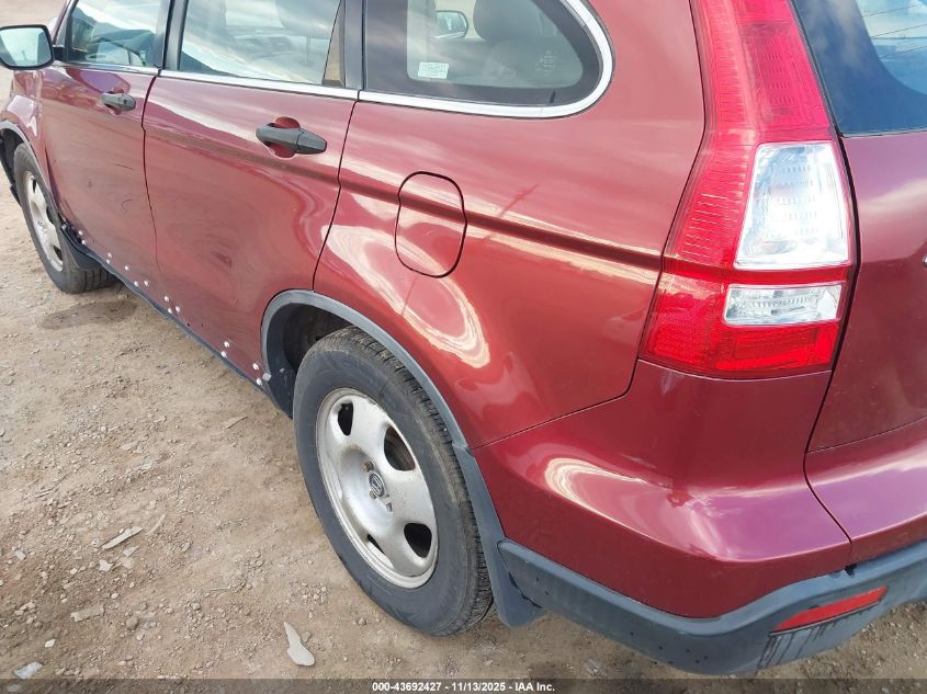 2008 Honda Cr-V Lx VIN: JHLRE48378C050762 Lot: 43692427