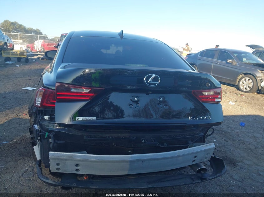 2016 Lexus Is 200T VIN: JTHBA1D25G5015791 Lot: 43692428