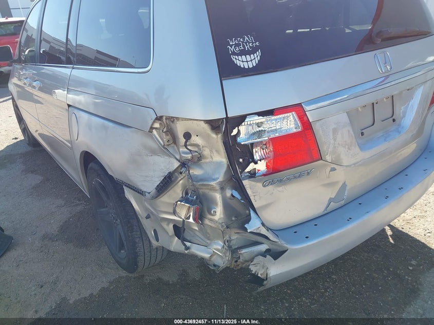 2006 Honda Odyssey Touring VIN: 5FNRL38856B034357 Lot: 43692457
