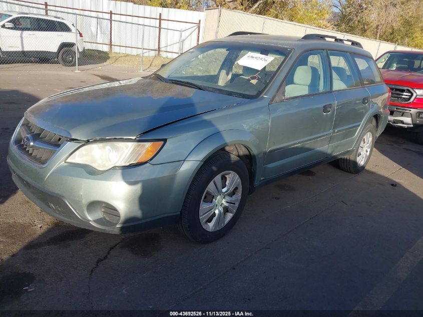 4S4BP60CX96340215 2009 SUBARU OUTBACK photo no. 2