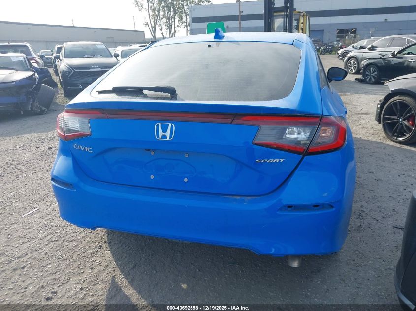 2025 Honda Civic Sedan Sport VIN: 19XFL2H85SE007253 Lot: 43692558
