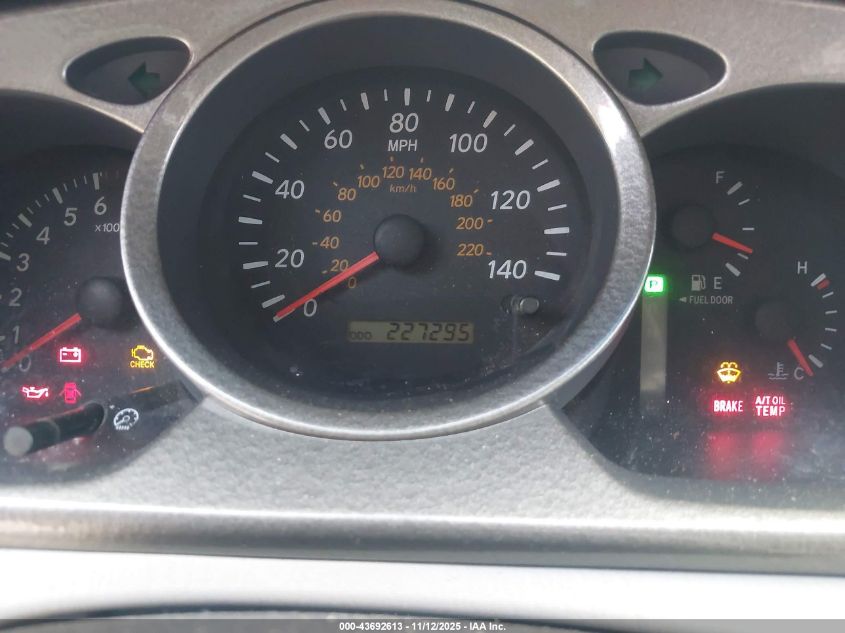 2002 Toyota Highlander V6 VIN: JTEHF21AX20043621 Lot: 43692613