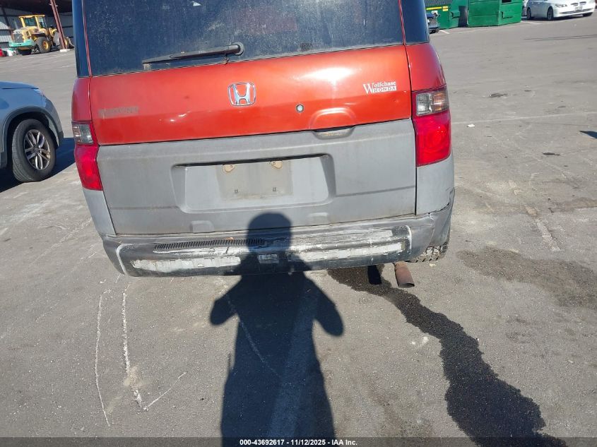 2003 Honda Element Ex VIN: 5J6YH185X3L007357 Lot: 43692617