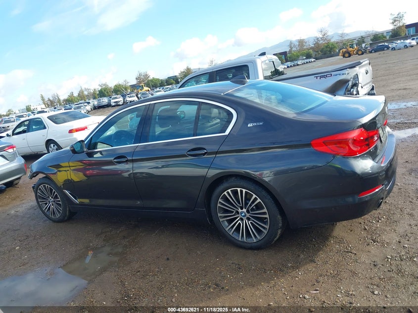 2019 BMW 530E Iperformance VIN: WBAJA9C50KB254244 Lot: 43692621