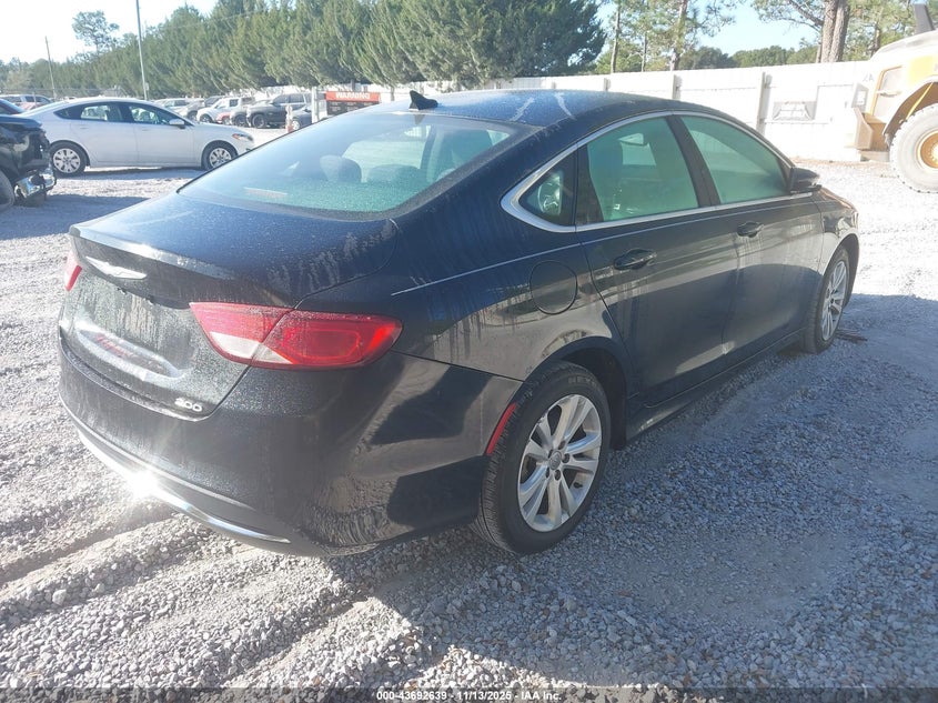 Vin: 1c3cccab6gn165400, lot: 44187932, chrysler 200 limited 20164