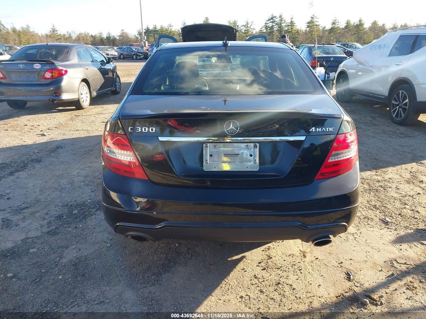 2013 Mercedes-Benz C 300 Sport 4Matic VIN: WDDGF8AB1DR280823 Lot: 43692645