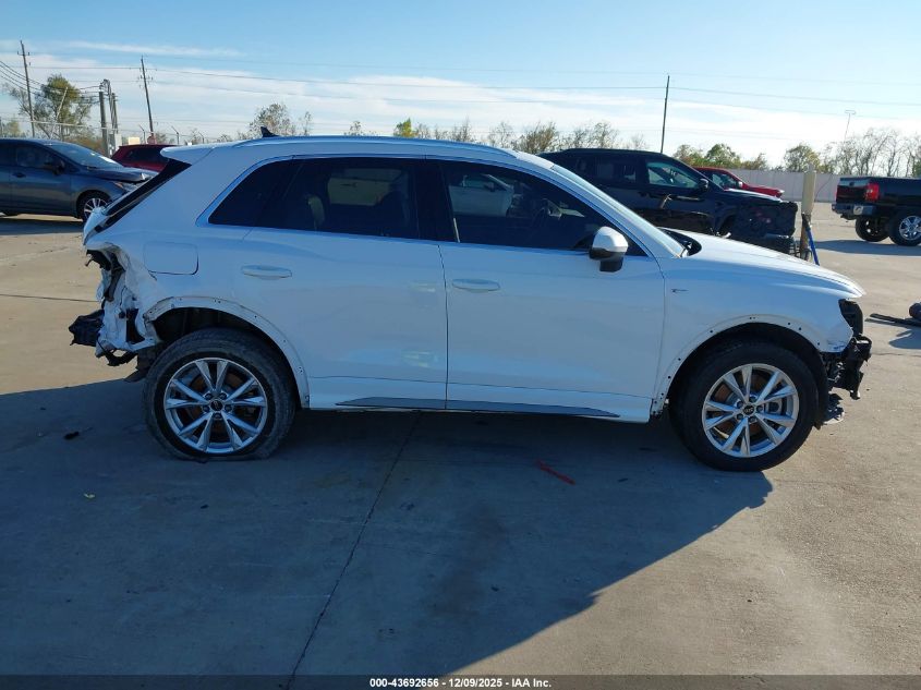2024 Audi Q3 Premium 45 Tfsi S Line Quattro Tiptronic VIN: WA1DECF31R1087849 Lot: 43692656
