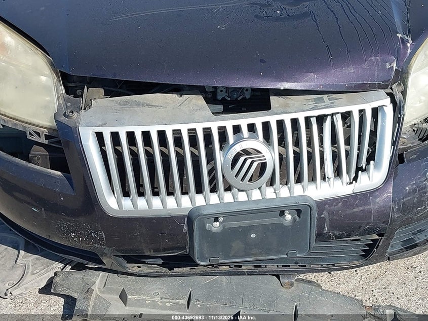 2007 Mercury Milan I4 VIN: 3MEHM07Z37R654012 Lot: 43692693