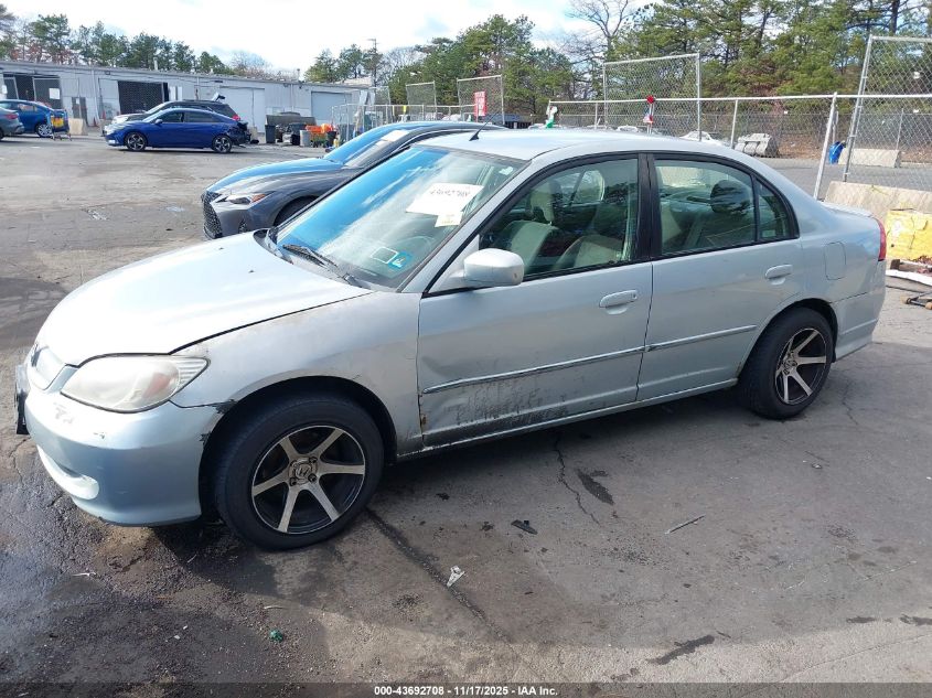 2005 Honda Civic Hybrid VIN: JHMES96605S024941 Lot: 43692708