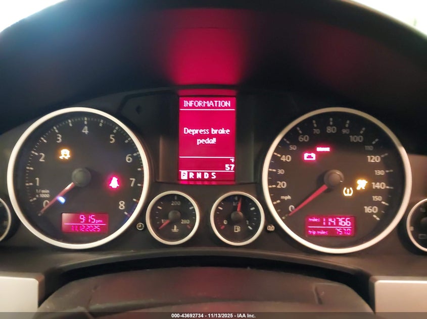 2009 Volkswagen Touareg 2 Vr6 Fsi VIN: WVGBE77L79D001862 Lot: 43692734