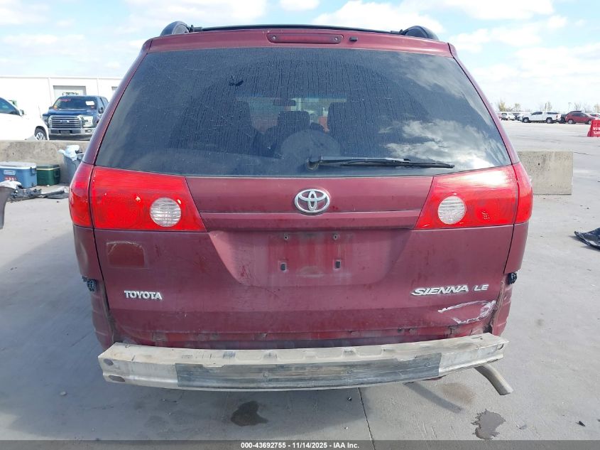 2009 Toyota Sienna Le VIN: 5TDZK23C89S282045 Lot: 43692755