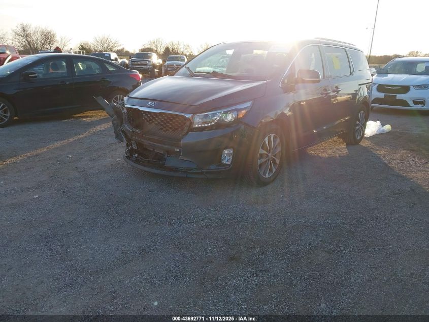 2018 KIA SEDONA SX KNDMC5C11J6389689