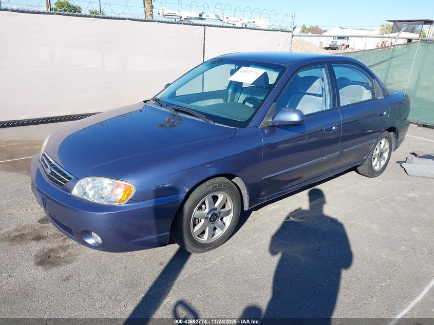 KNAFB121225190970 2002 KIA SPECTRA photo no. 2