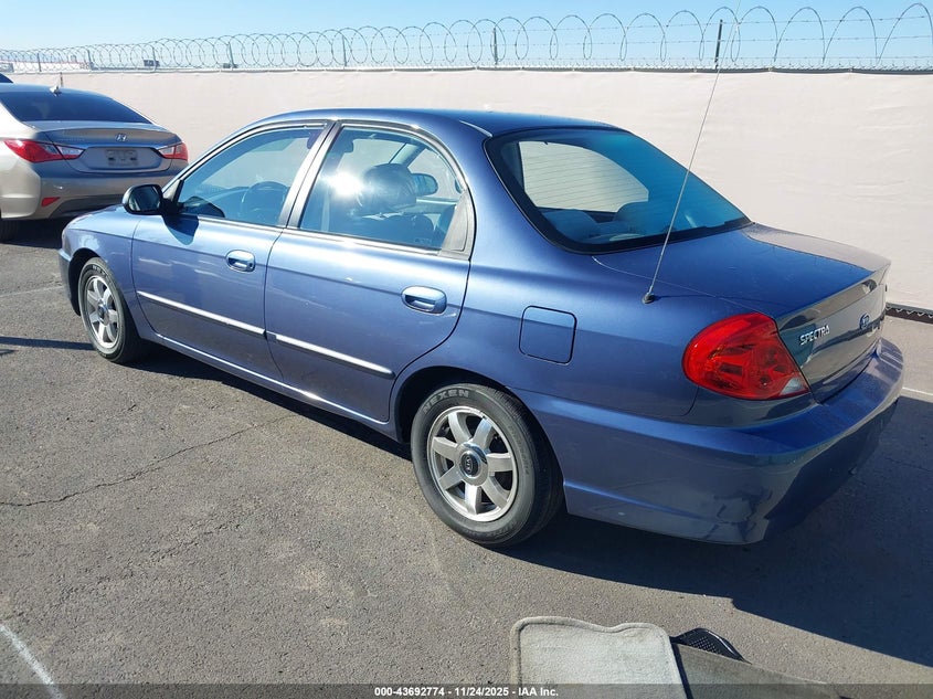 KNAFB121225190970 2002 KIA SPECTRA photo no. 3