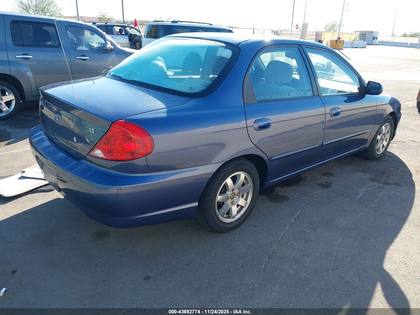 KNAFB121225190970 2002 KIA SPECTRA photo no. 4