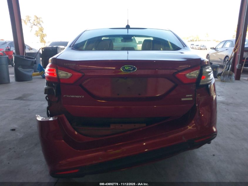 2016 Ford Fusion Se VIN: 3FA6P0HD0GR306015 Lot: 43692778