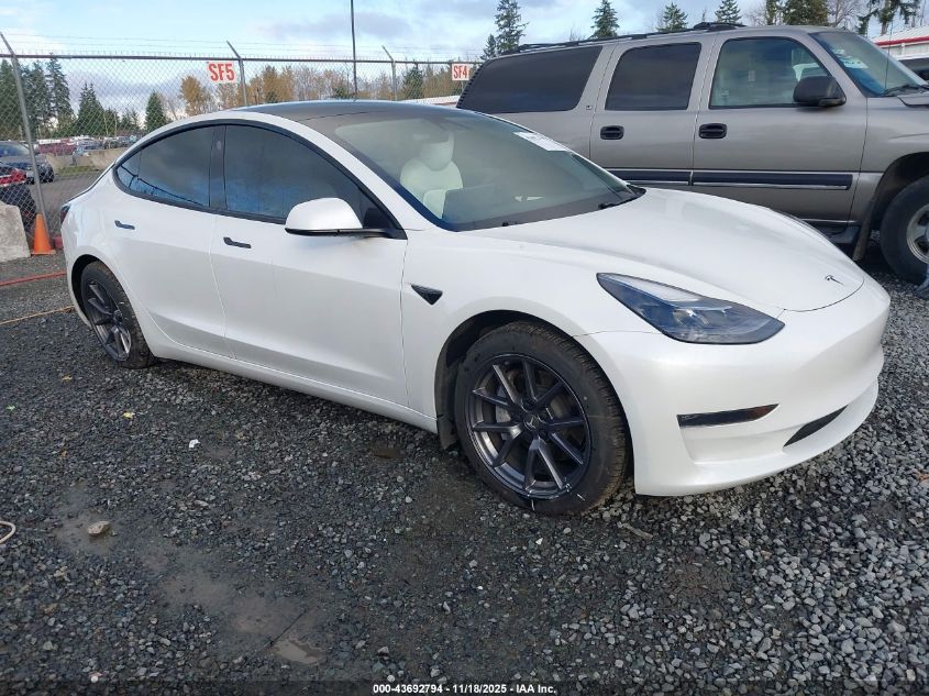 TESLA MODEL 3 LONG RANGE DUAL MOTOR ALL-WHEEL DRIVE