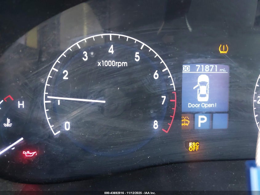 2012 Hyundai Genesis 3.8 VIN: KMHGC4DD7CU195579 Lot: 43692816