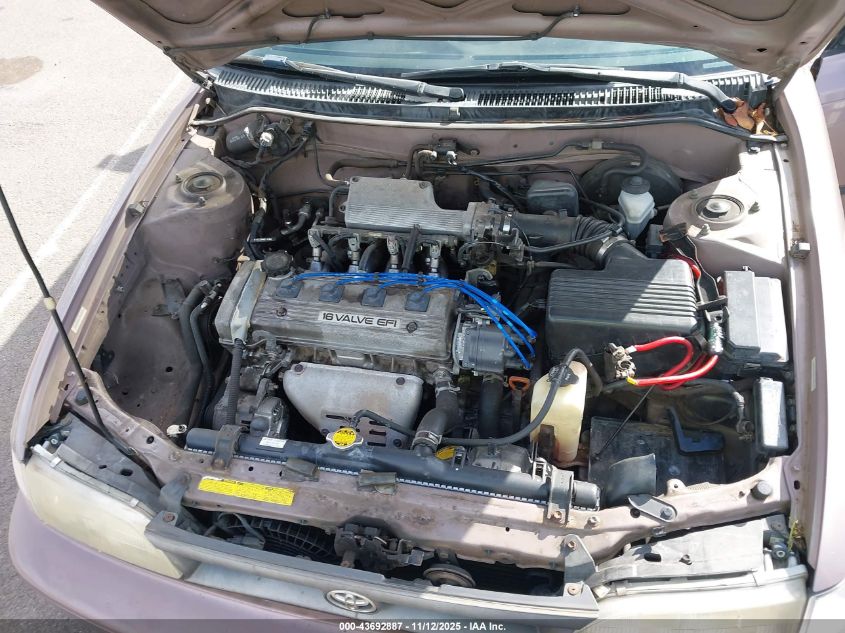 1993 Toyota Corolla Le/Dx VIN: JT2AE09E6P0044267 Lot: 43692887