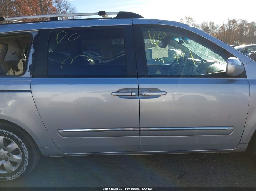 2008 Hyundai Entourage Gls/Limited VIN: KNDMC233086047838 Lot: 43692935