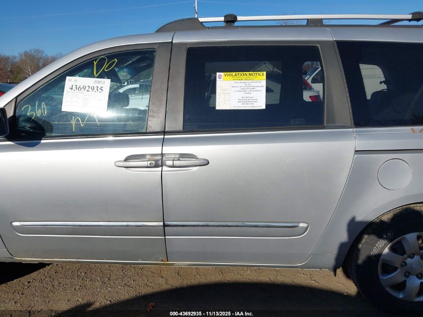 2008 Hyundai Entourage Gls/Limited VIN: KNDMC233086047838 Lot: 43692935