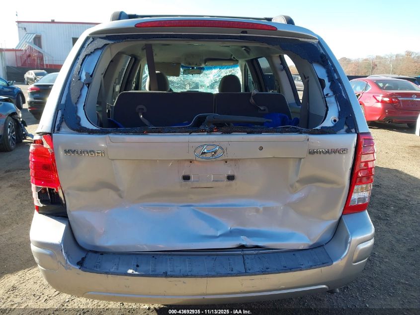 2008 Hyundai Entourage Gls/Limited VIN: KNDMC233086047838 Lot: 43692935