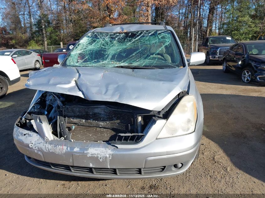 2008 Hyundai Entourage Gls/Limited VIN: KNDMC233086047838 Lot: 43692935