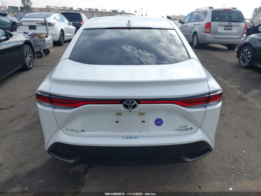 2023 Toyota Mirai Xle VIN: JTDAAAAA6PA008073 Lot: 43693010