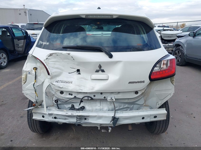 2019 Mitsubishi Mirage Es/Rf VIN: ML32A3HJ8KH001117 Lot: 43693016