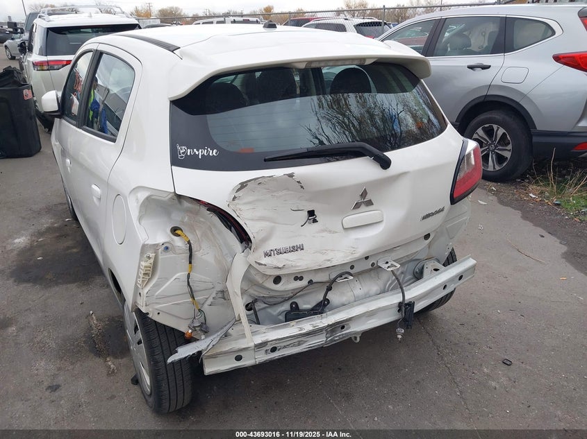 2019 Mitsubishi Mirage Es/Rf VIN: ML32A3HJ8KH001117 Lot: 43693016