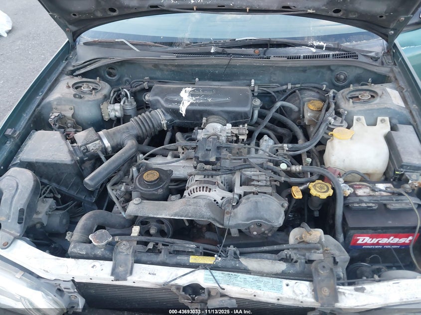 1998 Subaru Impreza Outback Sport VIN: JF1GF4856WG804006 Lot: 43693033