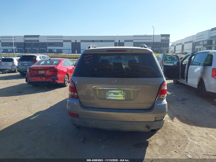 2008 Mercedes-Benz Gl 450 4Matic VIN: 4JGBF71E18A438327 Lot: 43693083