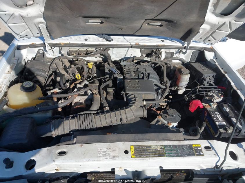 2008 Ford Ranger Xl/Xlt VIN: 1FTYR10D08PA80940 Lot: 43693097