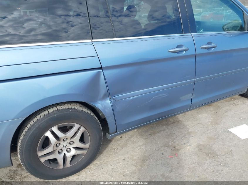 2007 Honda Odyssey Ex-L VIN: 5FNRL38717B008315 Lot: 43693106