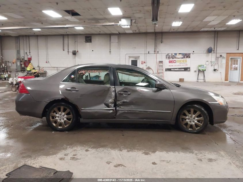 2007 Honda Accord 3.0 Ex VIN: 1HGCM66807A097420 Lot: 43693143