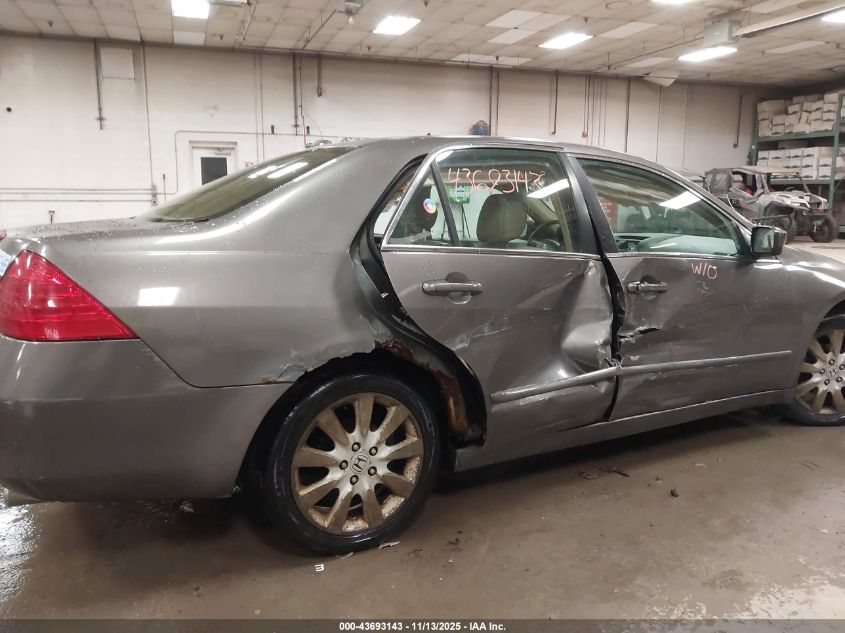 2007 Honda Accord 3.0 Ex VIN: 1HGCM66807A097420 Lot: 43693143