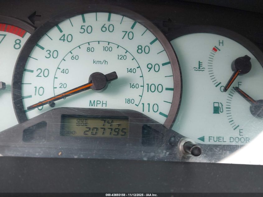 2003 Toyota Corolla Le VIN: JTDBR32E530031838 Lot: 43693158