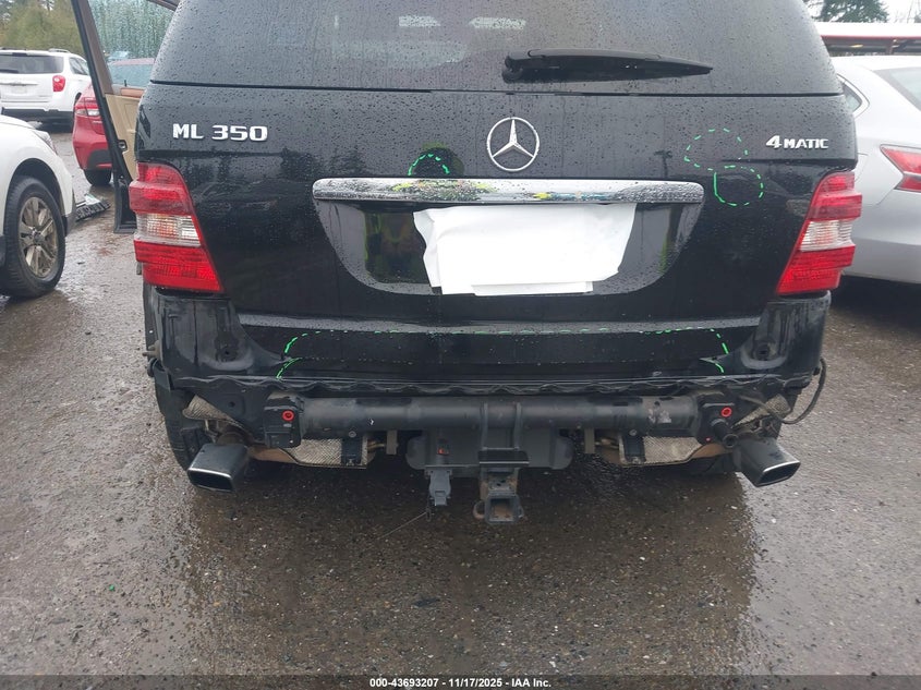 2008 Mercedes-Benz Ml 350 4Matic VIN: 4JGBB86E18A354387 Lot: 43693207