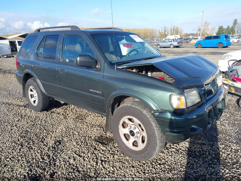 2004 Isuzu Rodeo S 3.2L V6