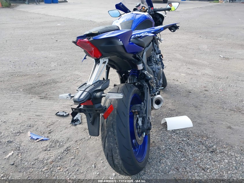 2025 Yamaha Yzfr7 VIN: JYARM38YXSA003309 Lot: 43693372