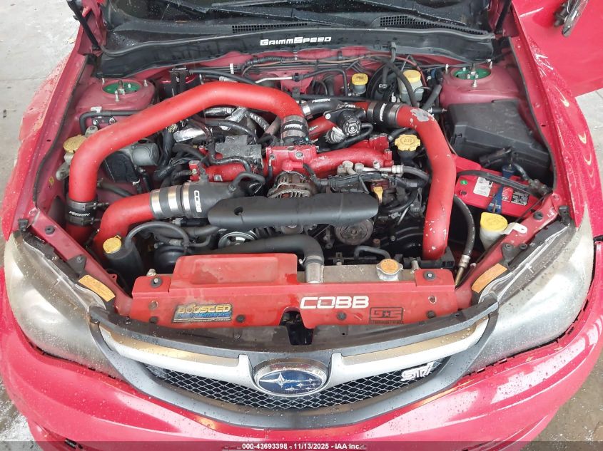 2008 Subaru Impreza Wrx Sti VIN: JF1GR896X8L826140 Lot: 43693398