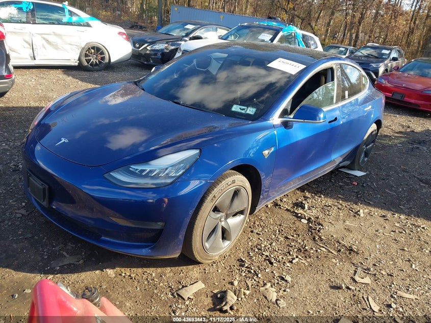 5YJ3E1EB8KF414937 2019 TESLA MODEL 3 photo no. 2