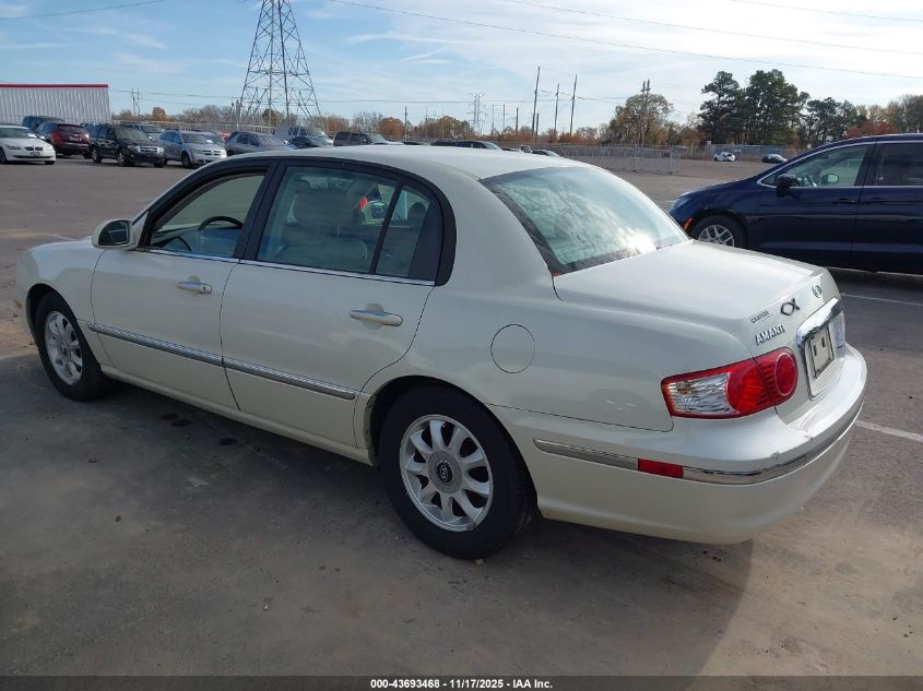 KNALD124745016497 2004 KIA AMANTI photo no. 3