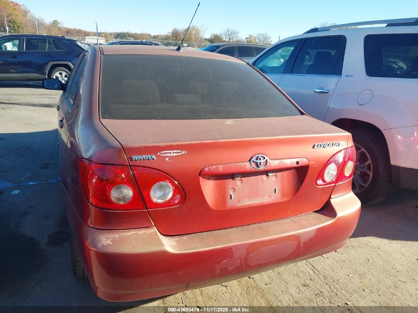 2005 Toyota Corolla Ce VIN: 2T1BR32E65C432193 Lot: 43693476