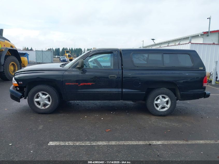 1998 Dodge Dakota Slt/Sport VIN: 1B7FL26Y5WS531122 Lot: 43693481