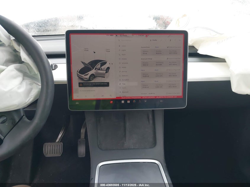 2023 Tesla Model Y Awd/Long Range Dual Motor All-Wheel Drive VIN: 7SAYGDEE7PA091564 Lot: 43693505