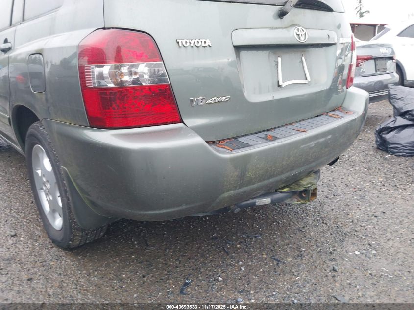 2004 Toyota Highlander V6 VIN: JTEEP21A540046414 Lot: 43693533